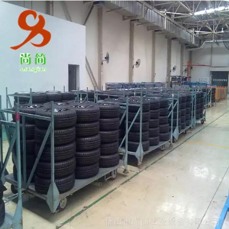 汽车零件周转车 五金配件分拣车 车间拣货笼车 制造业工装车料架 - 爱