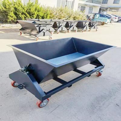 机床铁屑车工具车 鑫姆迪克定做集屑车料斗车翻转铁削车